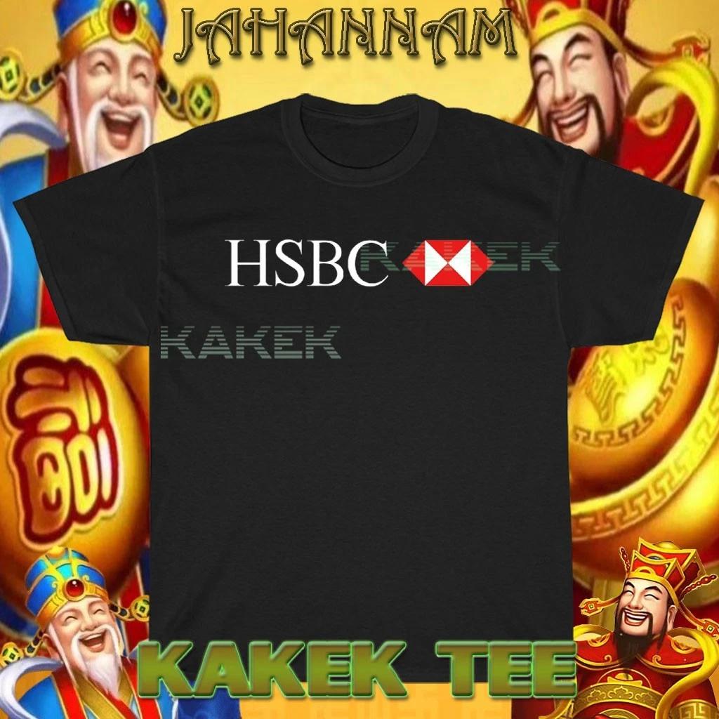 New HSBC Bank financial services Logo American T shirt Funny Size S to 5XL S