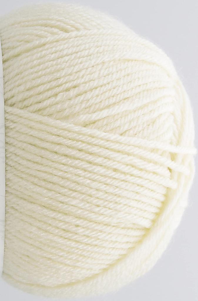 Пряжа ручного в'язання NASKA Everyday Alpaca Середньої товщини Біла 100г 300м набір 5 мотків КОЛ.201 приблизно. N-108