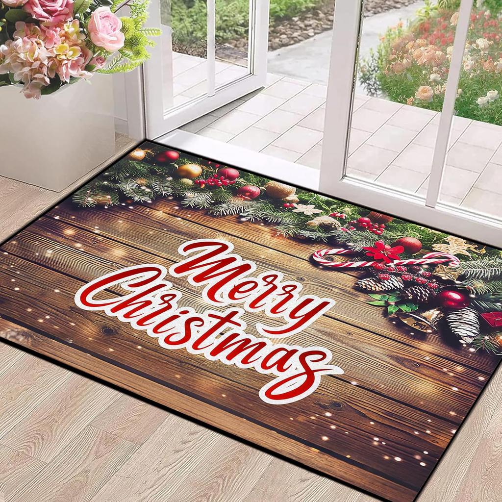 Christmas Rug Red Snowflake Area Rugs Washable for Kids Girls Women Floral Snowflake Carpet for Living Room Bedroom Nursery