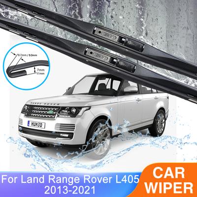 Para land range rover l405 2013 ~ conjunto traseiro dianteiro lâminas de limpador escovas janela pára-brisa limpeza automática