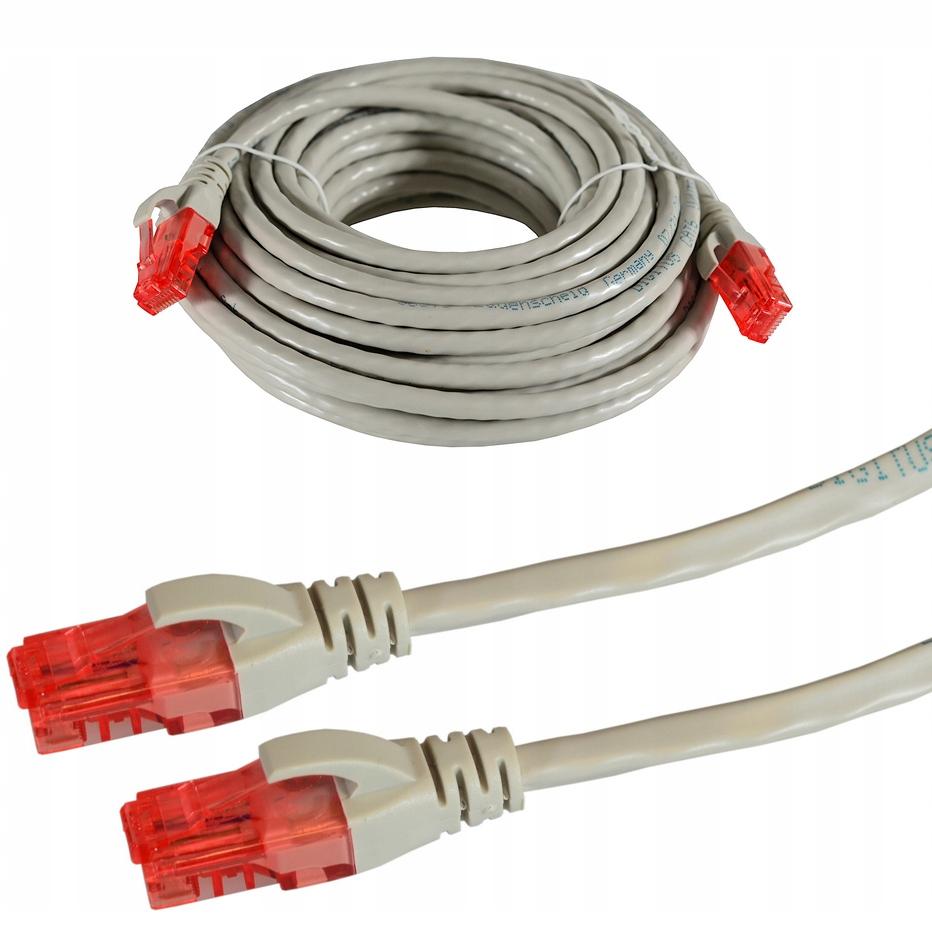 Patchcord DIGITUS UTP Kat. 6 15m PVC Szary