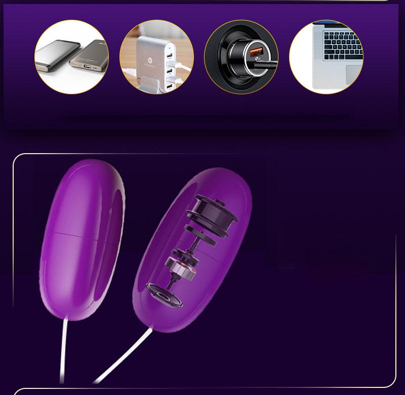 Double Tongue Vibrator Jump Eggs Liping Clitoris Stimulator USB Power Adult Product Sex Toys For Women Vagina Masturbation