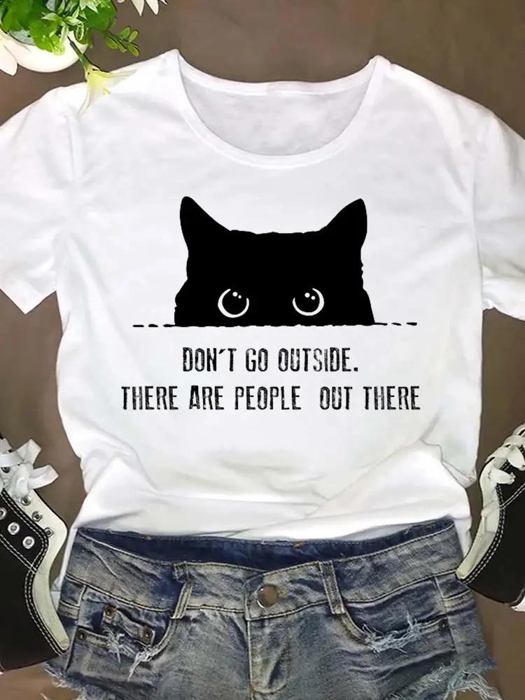 Women Short Sleeve Fashion Clothing Clothes Graphic Cartoon Wine Love Animal Pet 90s Summer Tshirt FeUnisex Top Aesthetic Clothes