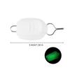 5pcs Durable and wear-resistant Fishing Lines Clip Buckle luminous Fishing Lines Holder Clip Buckle Stopper for Professionals