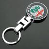 For Alfa Romeo 2026 Hot Sticker Car Emblem Keychain styling Key Ring Accessories For Alfa Romeo Giulia Stelvio Giulietta 156 159