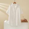 Animal pajamas ice silk pajamas women's new summer mid-sleeved shirt skirt loose large size loungewear autumn 181