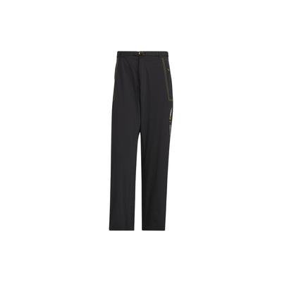 National Geographic Dwr Pants Letter Pattern Print Outdoor Hiking Knit Sports Pants Men Pants Black IS9528
