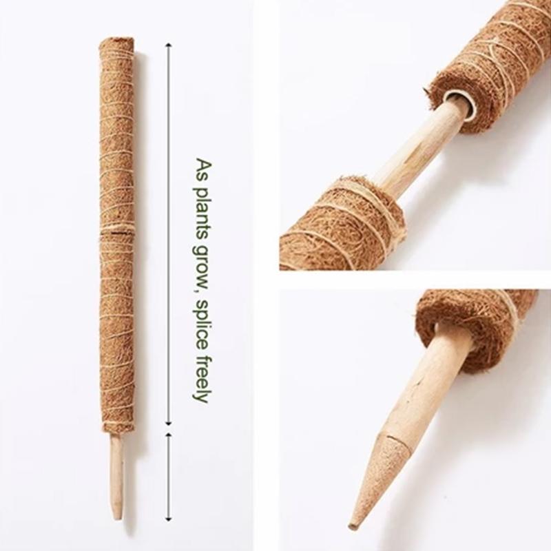 Stackable Potted Plant Climbing Coconut Sticks Vine Support Expansion Houseplant Gardening Supplies Multipurpose Gardening