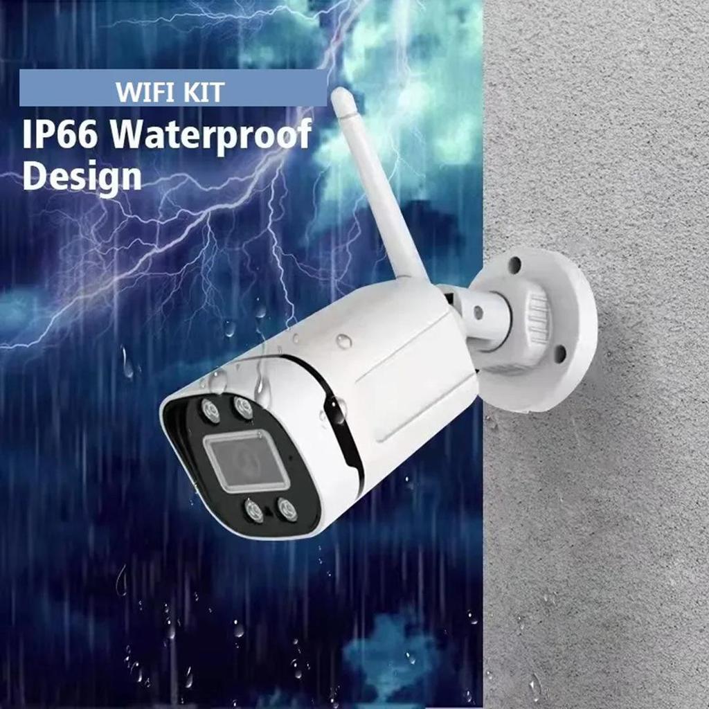 Wireless WiFi NVR Kit with Screen Display for Monitoring