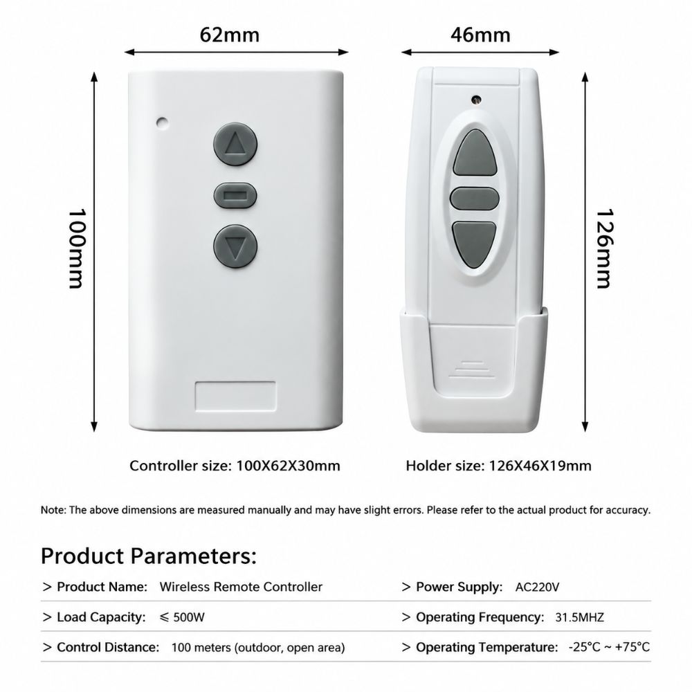 Handheld Remote Remote Control Switch White Curtain Motor Controller Projection Screen