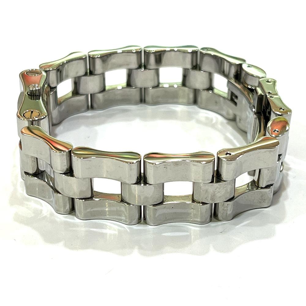 GUCCI 2305L Bangle watch Quartz Analog Square Watch Wristwatch SS