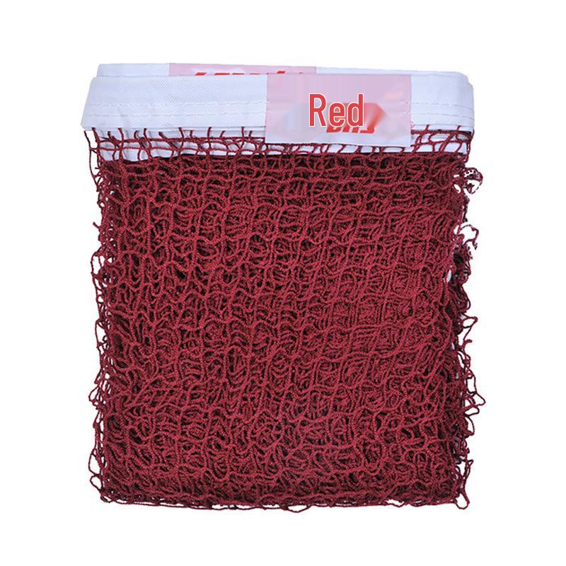 Portable Red Double Happiness Standard Badminton Net for Singles/Doubles - Wear-Resistant, No Hook, Outdoor Use