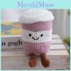 Cute Keychain Plush Cartoon Coffee Cup Pendant For Bag Decor And Girls Gift