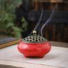 Celadon Ceramic Incense Burner - Antique Style, Small Size, Ice Crack Kiln, Sandalwood Incense Holder.