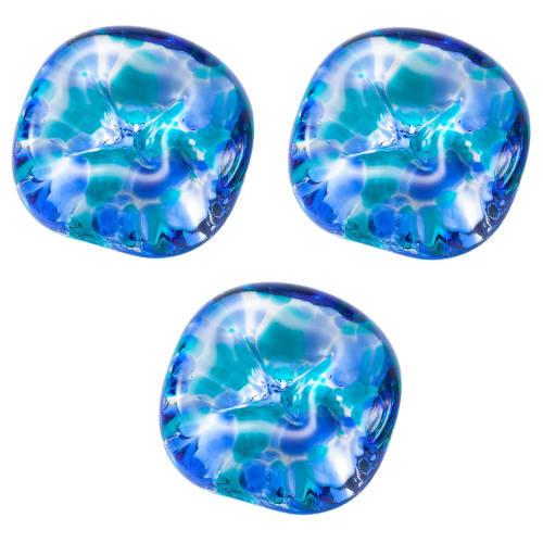 Aderia Tsugaru Biidoro Chopstick Rest, Blueberry Design, Made In Japan, Stylish and Cute Glass Gift for Women, Mother's Day, Father's Day, Couples, Me