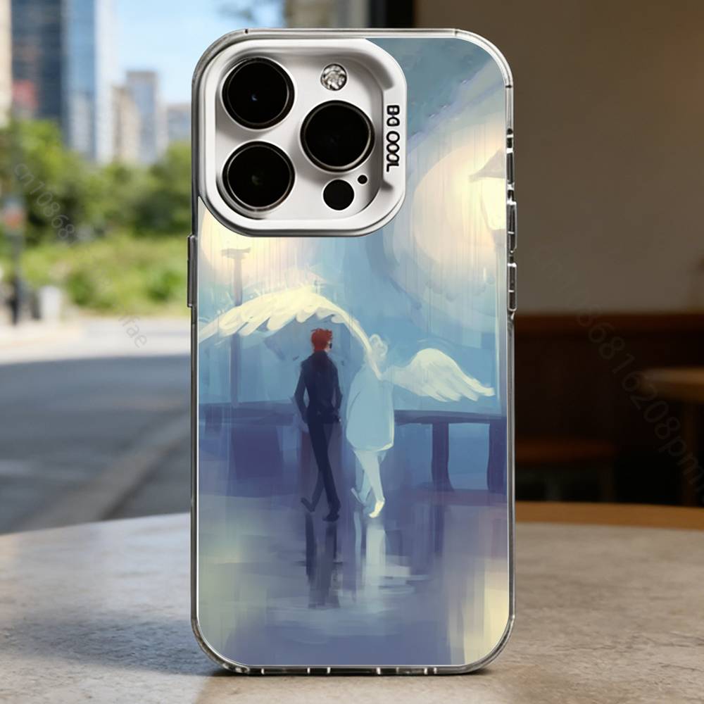 Artistic Style of Angels Case for iPhone17 16 15 14 13 12 11 Pro Max Plus Air 16E X XR XS Max Hard Shockproof Bumper Cover