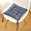 Breathable Seat Pad for All Seasons Square Chair Cushion with Ties, Ultra Soft Pad, Animal Flower Decorative Kitchen Pattern, 15.75" X Dining