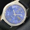 VINTAGE ORIENT AUTOMATIC 46961 JAPAN MENS BLUE COLOR DIAL WATCH A700628-5 R204-a700628