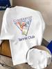Cs Aesthetic Architectural Graphic Top Casual Round Neck Short Sleeve Tee Summer Neutral Streetwear Cotton Unisexs Tshirt