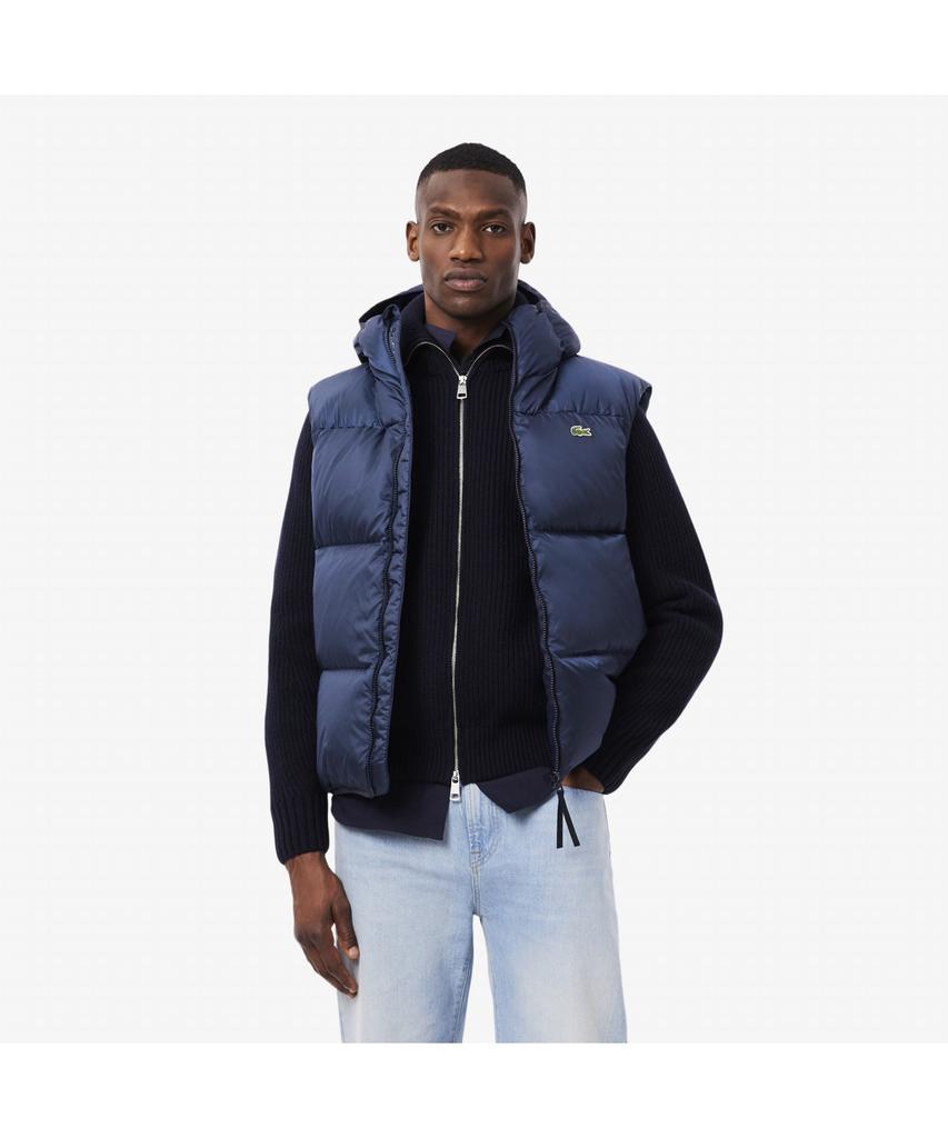 Lacoste Men'S Ripstop Duck Down Vest Bh2895-55N 166