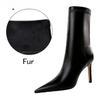 Fashion High Quality Women Ankle Boots Fashion Soft Leather Women Shoes Street Style Pointed Toe Thin Heels Ladies Boots Shoes for Women
