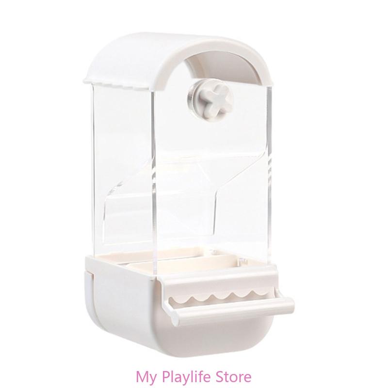 

Transparent Bird Feeder Automatic Bird Feeding Dispenser Antispill Bird House Feeder Acrylic Bird Dispenser