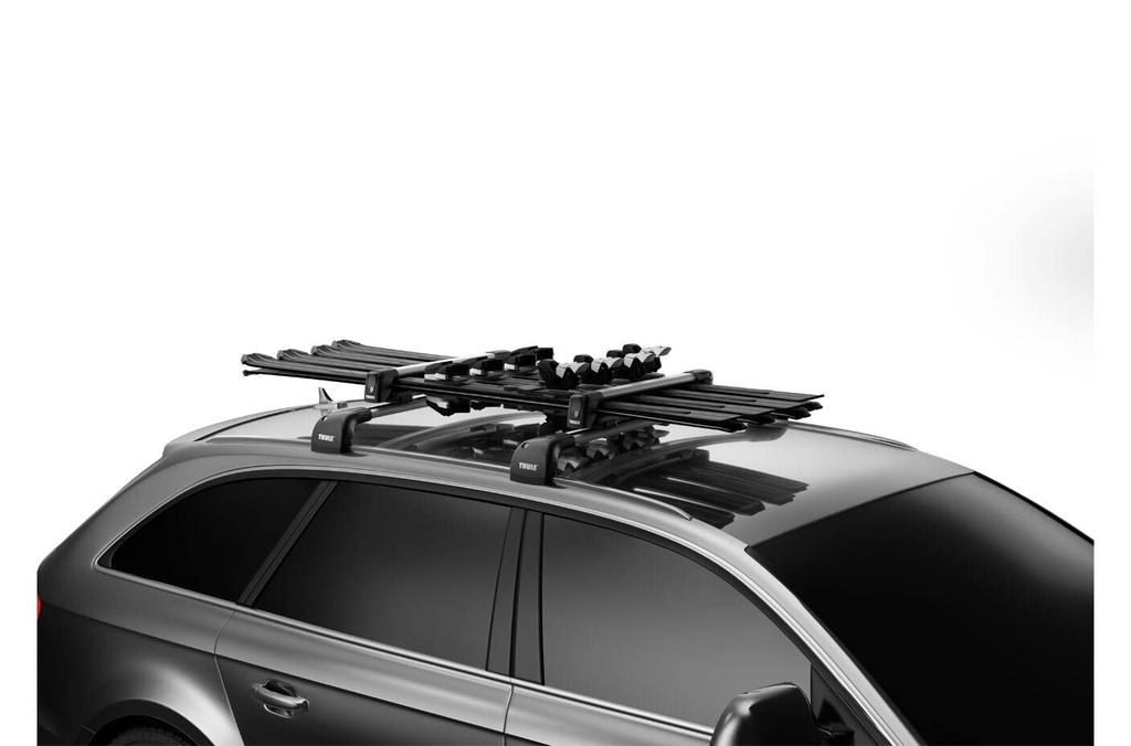 Thule SnowPack 7322 Ski and Snowboard Carrier, Holds 2 Sets of Skis (TH7322)