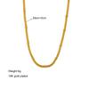 Minimalist European-American Metal Mesh Necklace & Bracelet Set