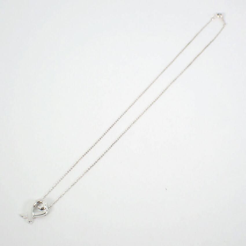 [Pre-owned] TIFFANY/Tiffany 925 Loving Heart Pendant/Necklace/j77-6