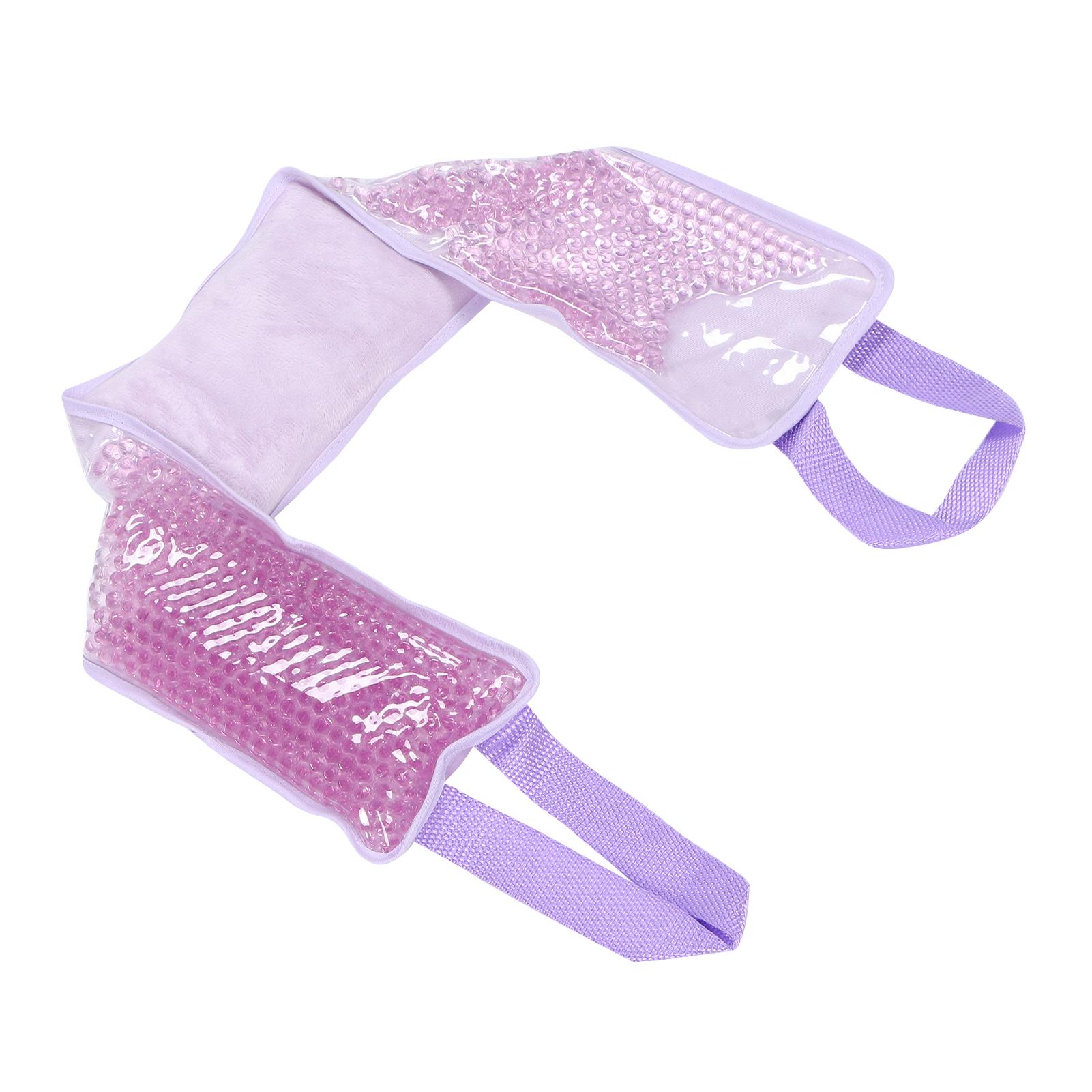 Neck Ice Pack Hot Cold Compress Gel Pack Cooling Gel Ice Pad Bag for Neck Pain ReliefLight Purple светло-фиолетовый