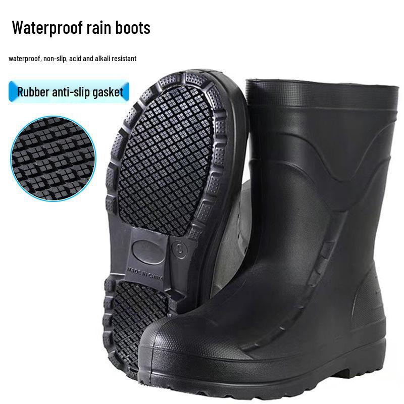 

Високі гумові чоботи з піни ЕВА, Водонепроникні, Нековзні, Легкі, Готові до зими, Стійкі до кислот та лугів. 40/41