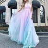 2025 European & American Women's Floral Deep V-Neck Maxi Dress