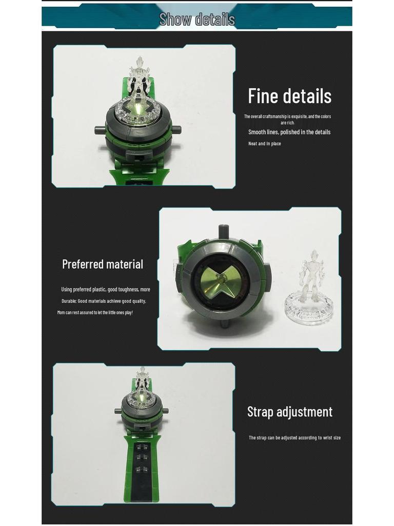 Obránce Země Ben 10 Svítící Zvuková Hračka Hodinky