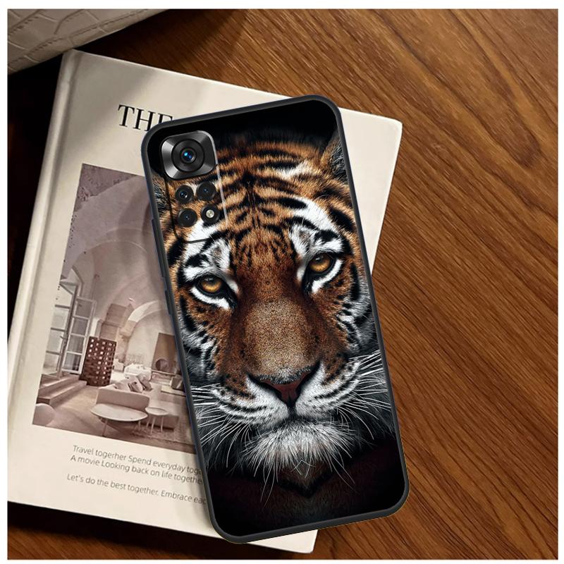 Tigergesicht Hülle Für Xiaomi Redmi Note 13 9 10 11 12 14 15 Pro Plus Abdeckung Für Redmi 15 C 12C 13C 14C 10C