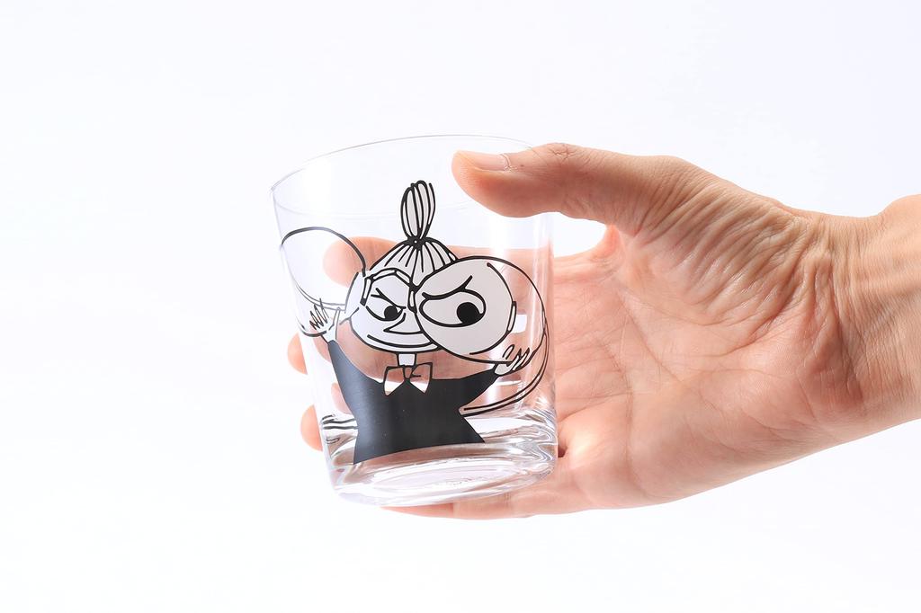 Takasaka International Japan Moomin Aqua Little Diameter x Pop-Up Tumbler, My, 8.2 9cm, 280ml, MM-G33-002