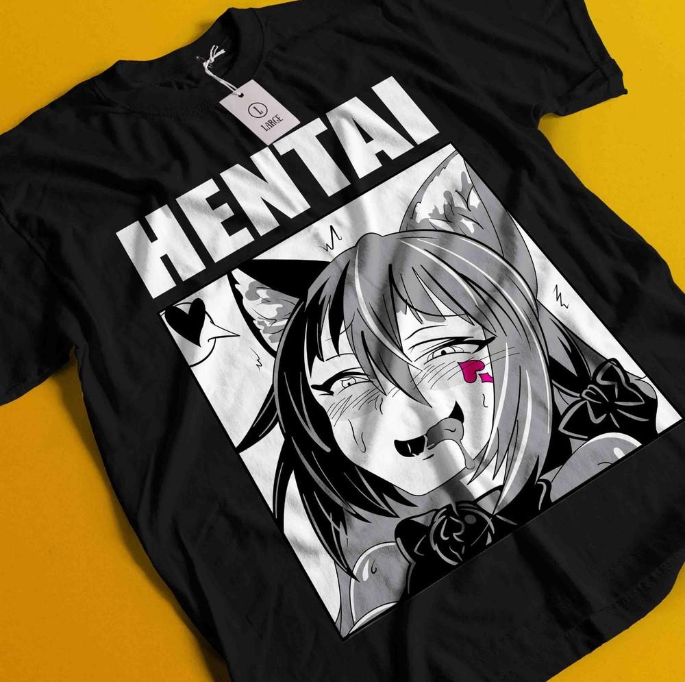 Ecchi Style Anime T-Shirt Japanese Graphic Tshirt Manga Waifu Kawaii Unisex Tee