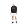 Jordan Sudadera de Manga Larga con Cuello Redondo y Estampado de Alfabeto para Hombre Tops Negro DV1576-010
