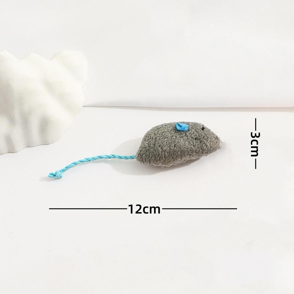 Plush Catnip Mouse Toy - Simulated Mouse for Cat Entertainment