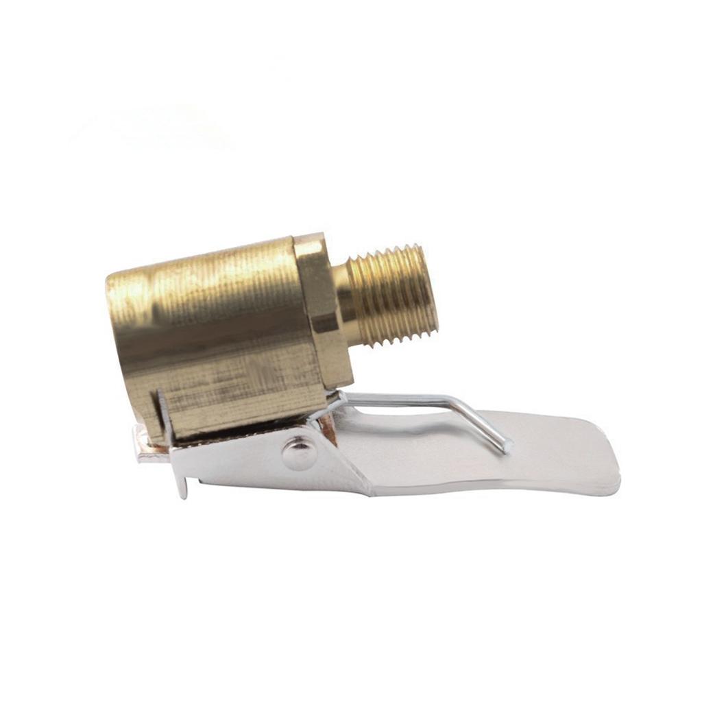 Portable Lock on Air Chuck Mini Air Compressor Tire Inflator Tyre Chuck Hose End 8mm Barb Connector for Auto Hose Repair