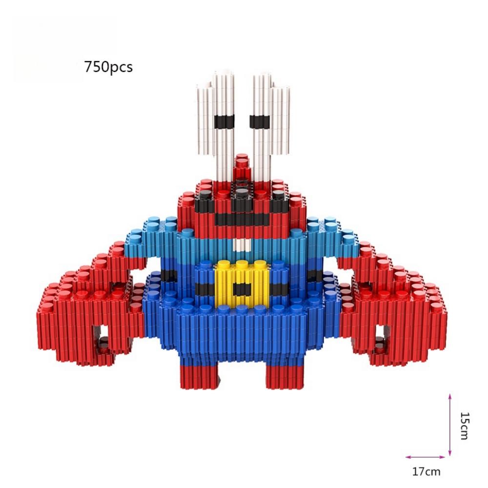 Cute Building Blocks Small Particle Assembly Building Blocks Toy Diy Building Blocks Children'S Toy Model Educational Graphic