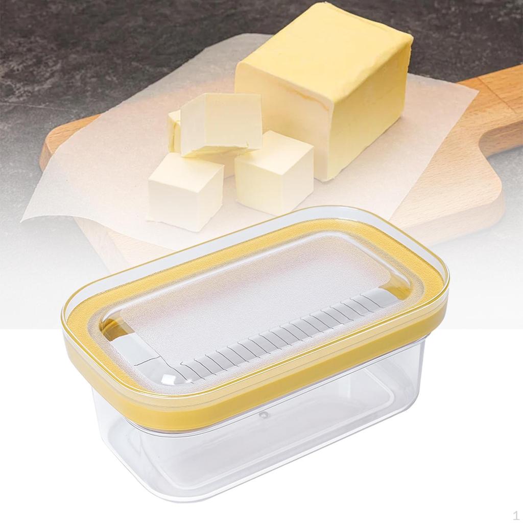 Butter Cutting Storage Box Dish Container Multifunctional Sealing Keeper for