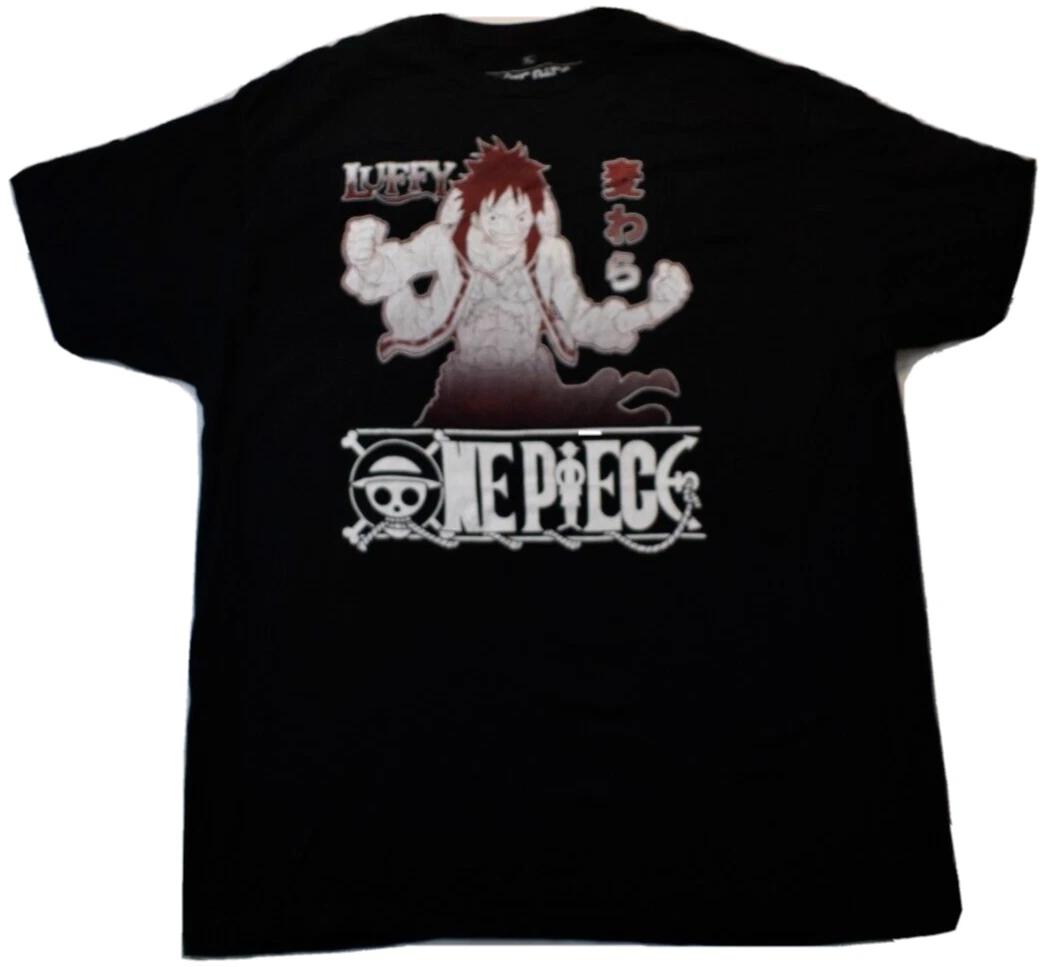 

Ripple Junction One-Piece Mens Luffy Straw Kanji Hat Shirt New XL XL
