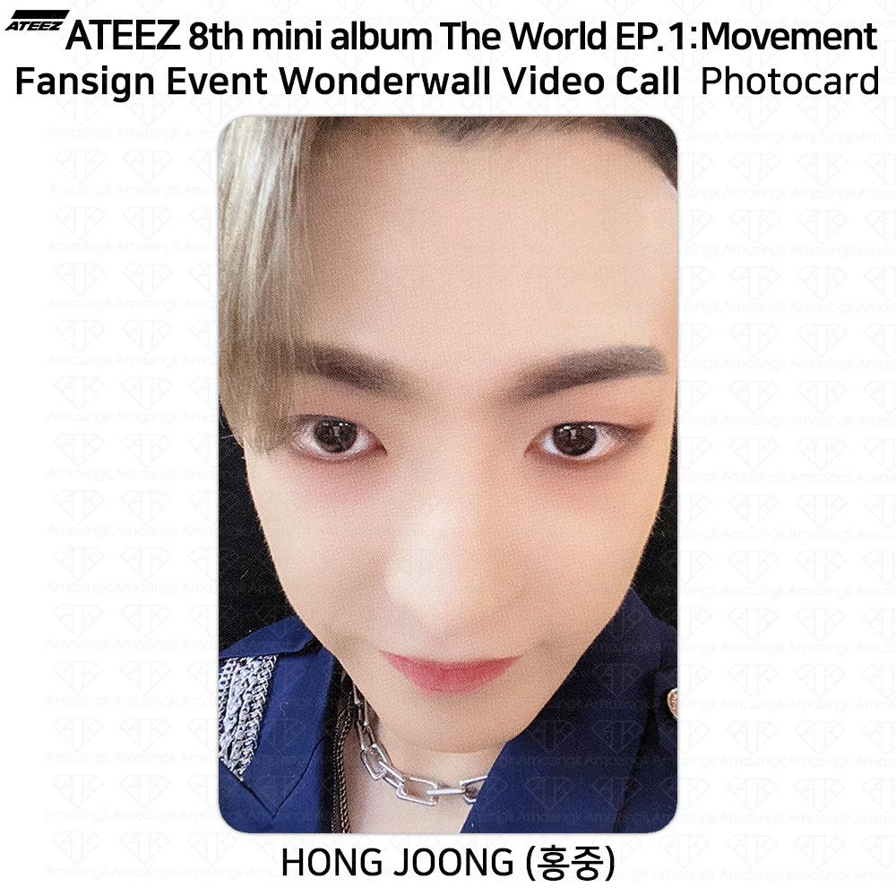ATEEZ 8ο Μίνι Άλμπουμ The World EP.1 Movement Fan Sign Event Φωτοκάρτα EL WW MS