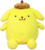 Nakajima Corporation Fluffy Pompompurin Large Yellow Plush Toy, H45xW47xD45cm, Sanrio Large Pudding, Gift, 143136-20