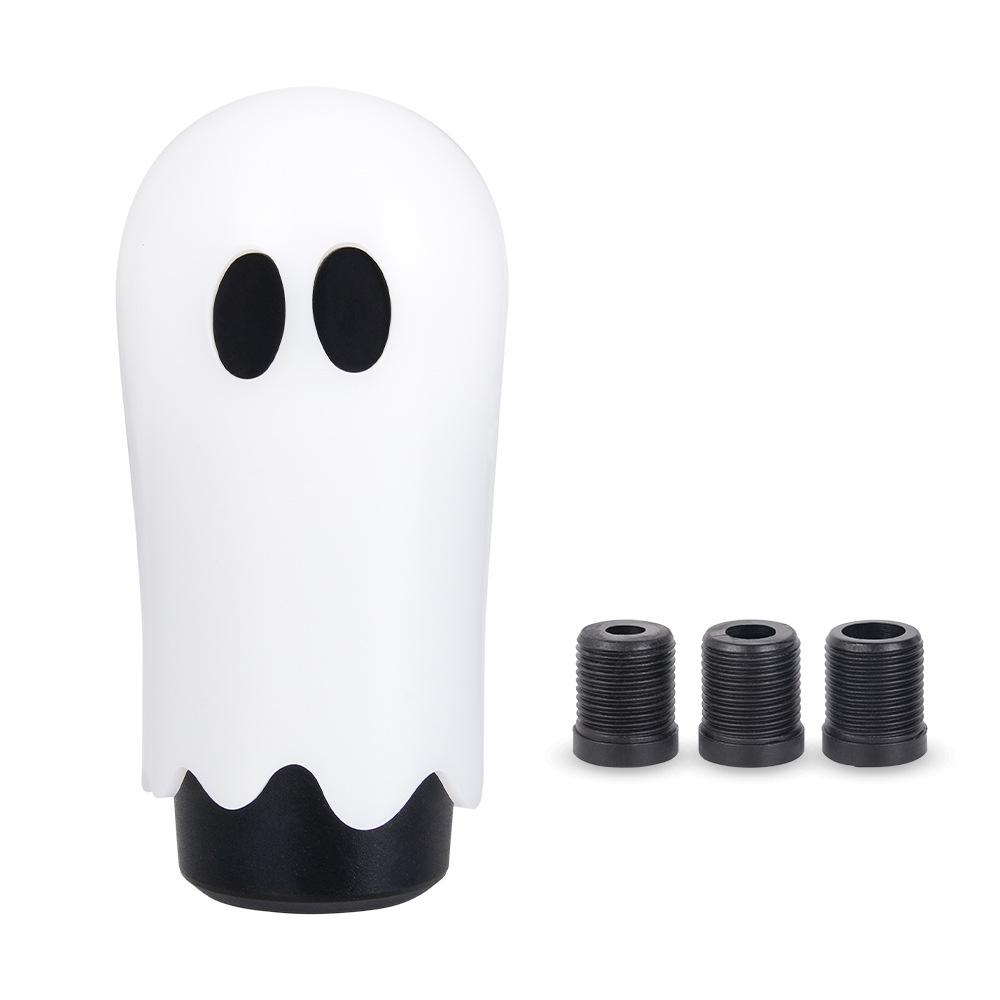 Automotive Gear Shift Manual knobs Lever Halloween Ghost Shift Knob Aluminum Weighted With Adapters M8 M10 M12