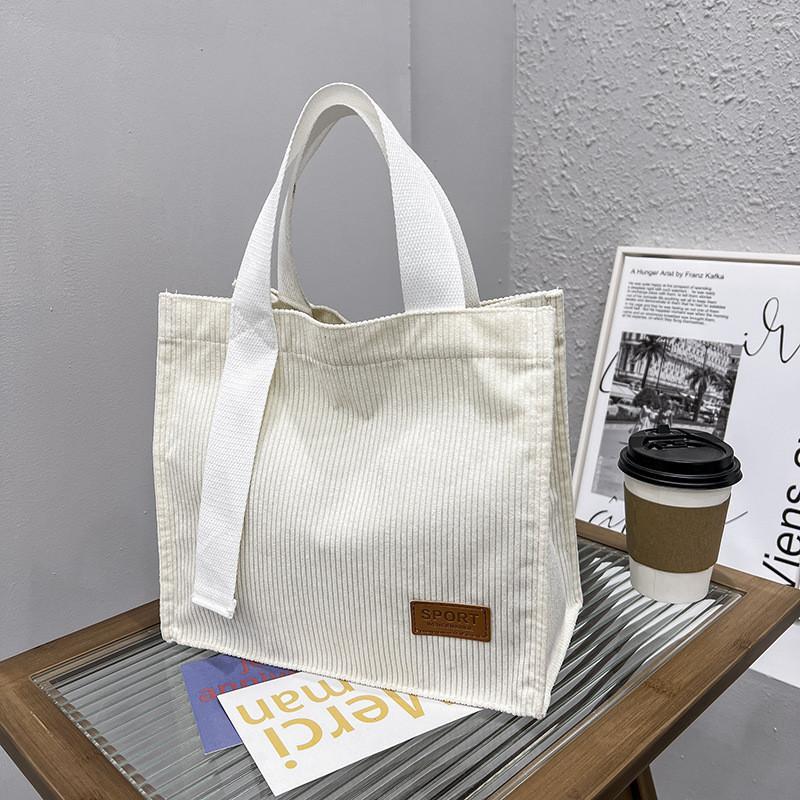Elegant Cotton Rope Handbag Modern Minimalist Square Purse With Soft Texture белый