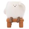 Smile Face Flower Pot Reusable Unique Sit Chair Succulent Pots Wear Resist Creative Small Potted Ornament for Indoor Outdoor