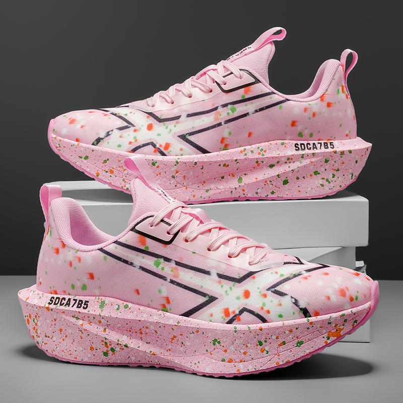 Carbon Plate Sneakers Professional Marathon Running Shoes Men Training Sports Shoes Wear Resistant Tennis Sneakers Women s Shoes 43