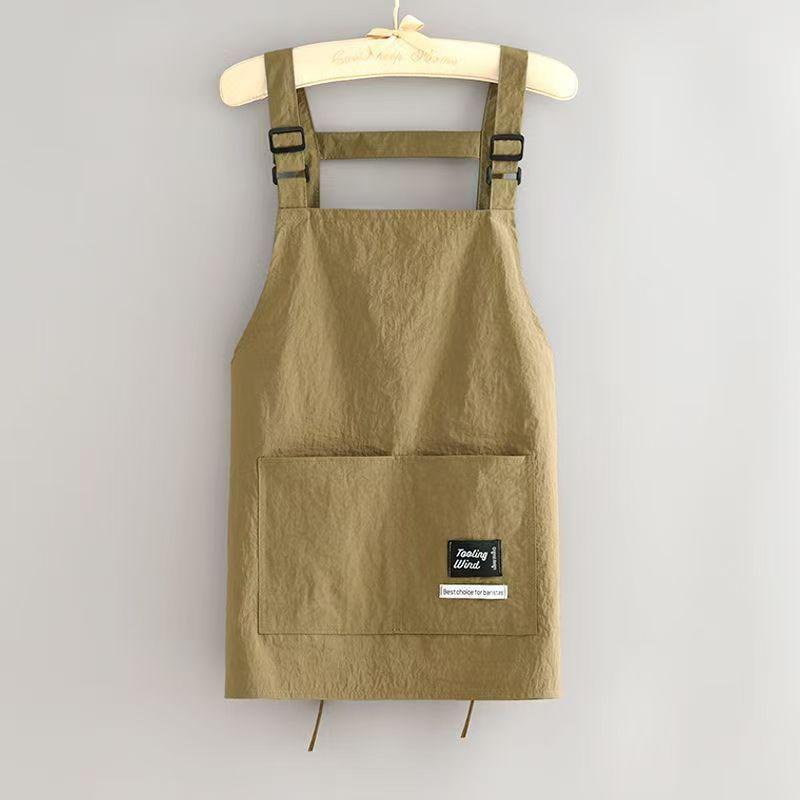Cross Strap Style Waterproof Apron Kitchen Anti-Fouling Cooking Apron Unisex Barber Beauty Salon Cafe Work Apron