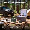Stație de Alimentare Portabilă 288.6Wh 330W Generator Solar Ieșire AC Undă Sinusoidală Pură cu Încărcător Wireless pentru Camping Casă Urgență Rulotă